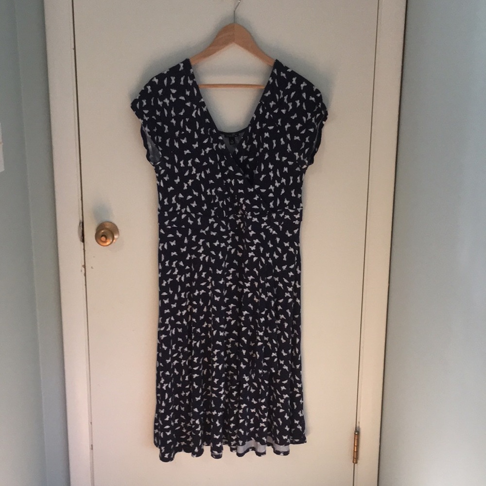 Torrid butterfly print surplice dress size 1